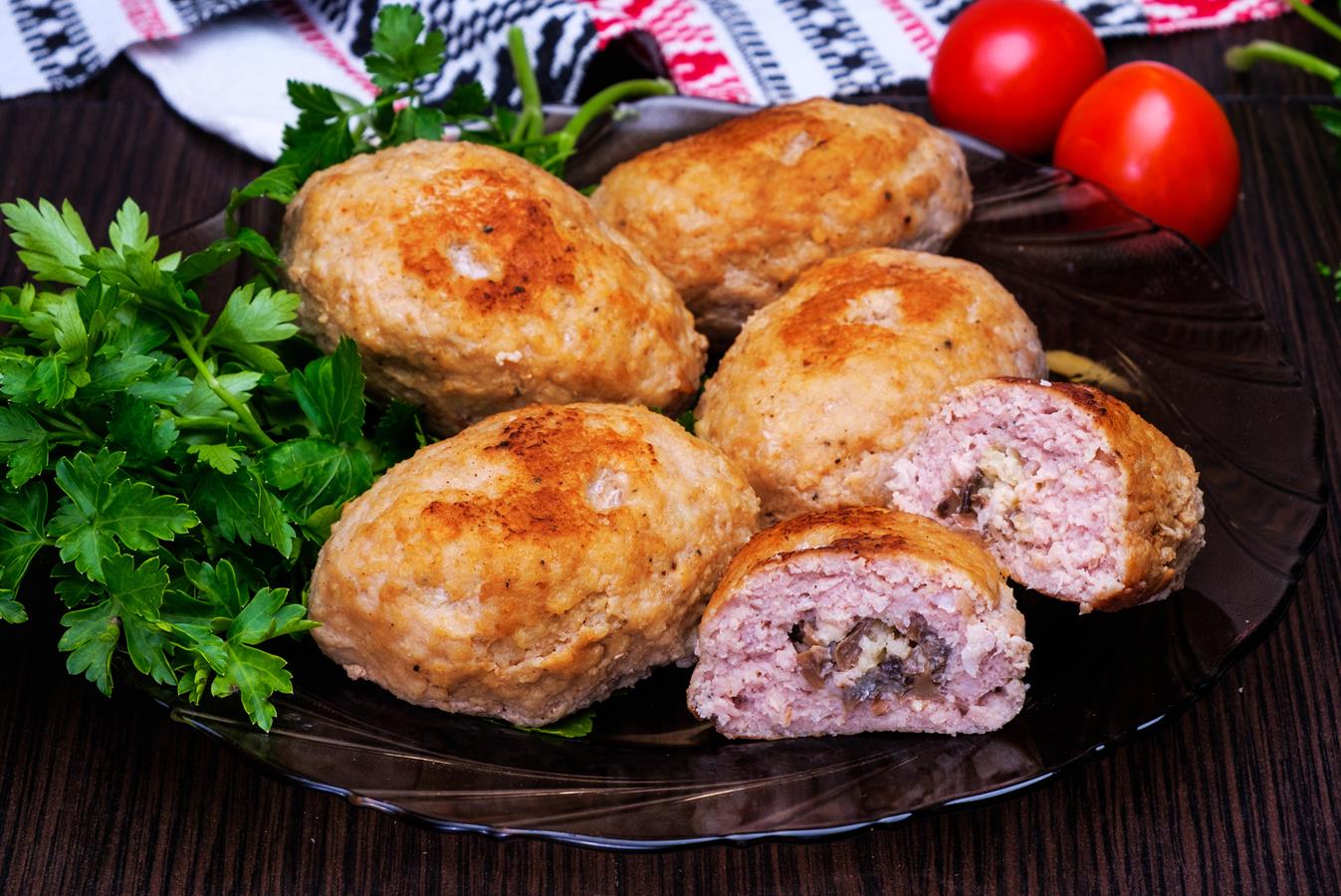 Котлета "Жульен" с сыром и грибами (2,5 кг)